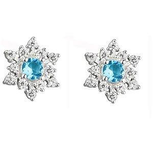 Frozen Snowflake Icy Earrings